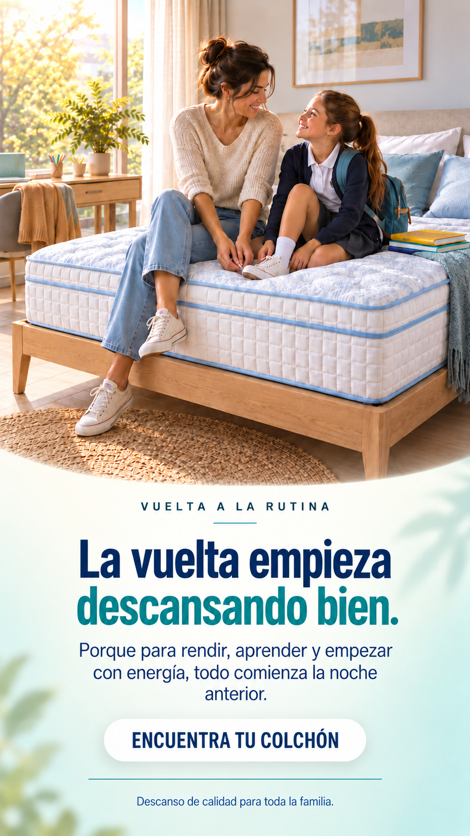 le importancia de un buen descano. colchones moisury
