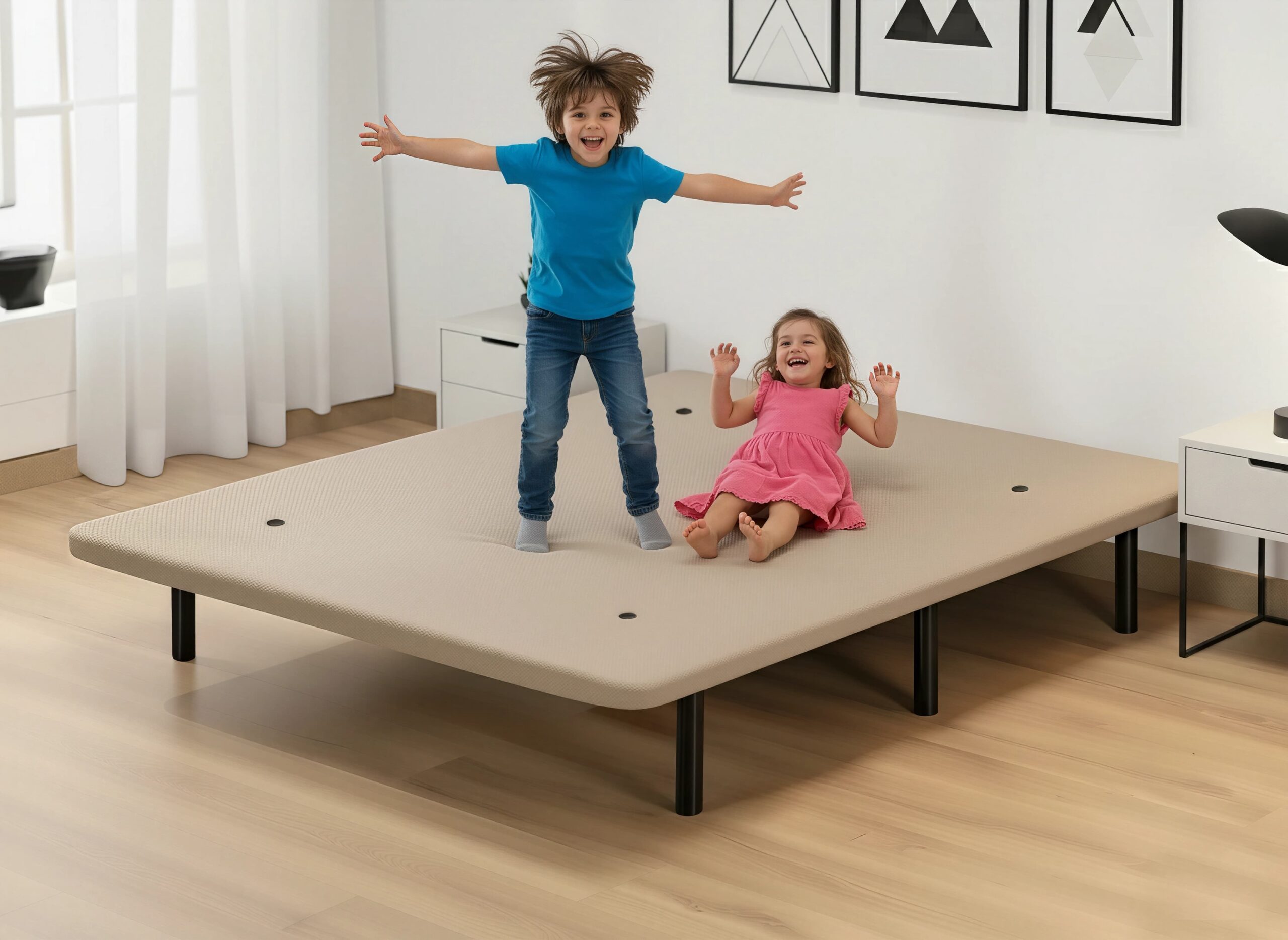 Base Tapizada Beige | Moisury